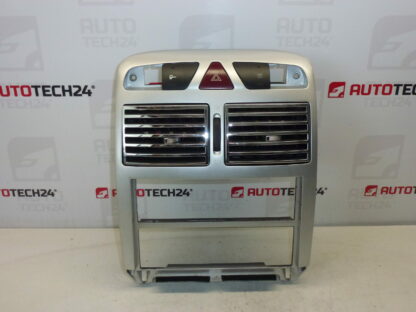 Quadro de rádio com ventiladores Peugeot 307 9634505077 8211CZ