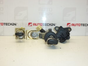 Conjunto de fechaduras + 2 placas Citroën C1 Peugeot 107 1608745780 4162FH