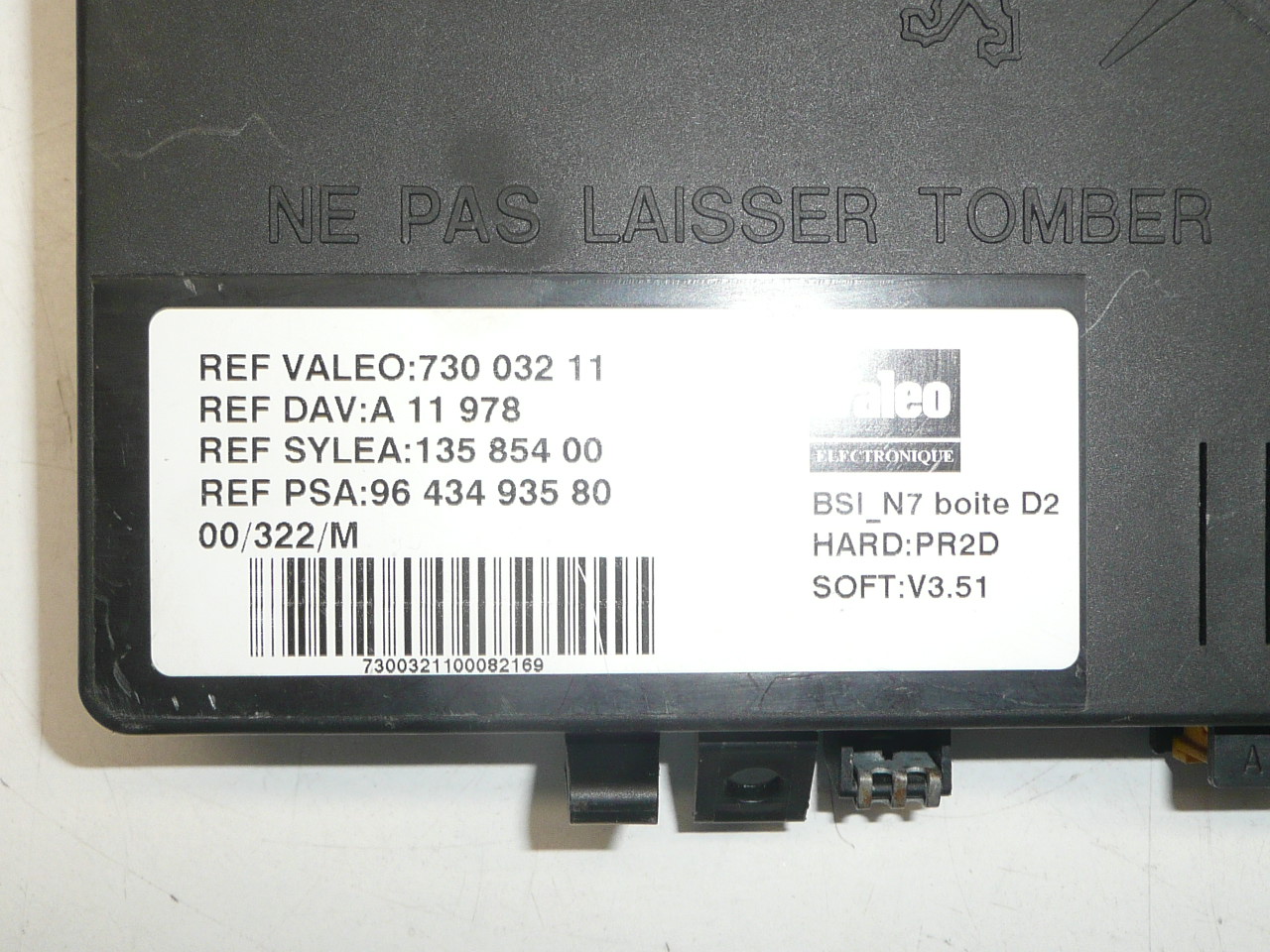 Valeo BSI N7 Módulo Caixa D2 Citroën Xsara II 9643493480 73003111 - Image 2