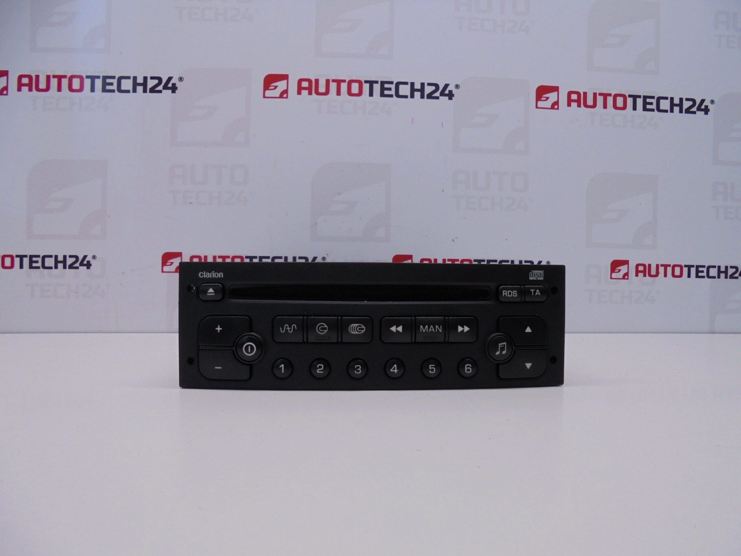 Auto-rádio com CD Clarion PU-2471D Citroën Peugeot 96565725XT
