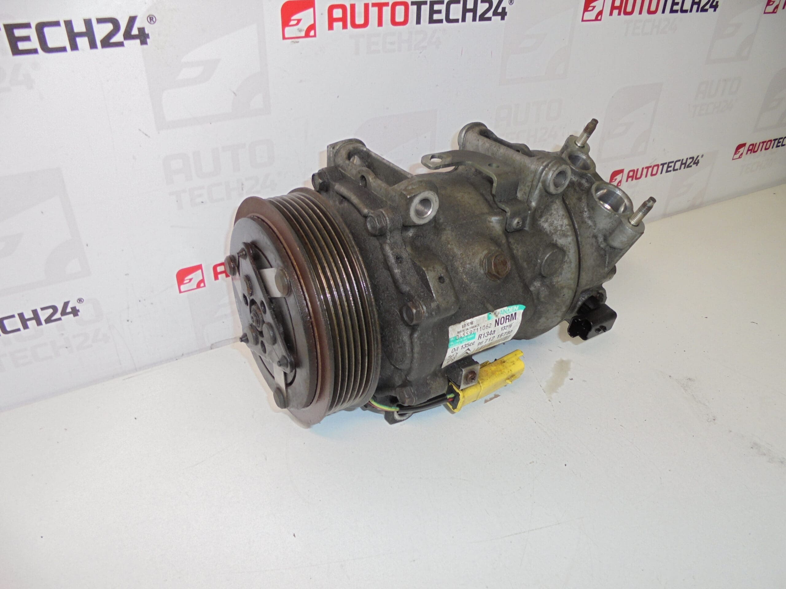 Compressor de ar condicionado Sanden SD7C16 1321F 9671216780 9825868180 648734