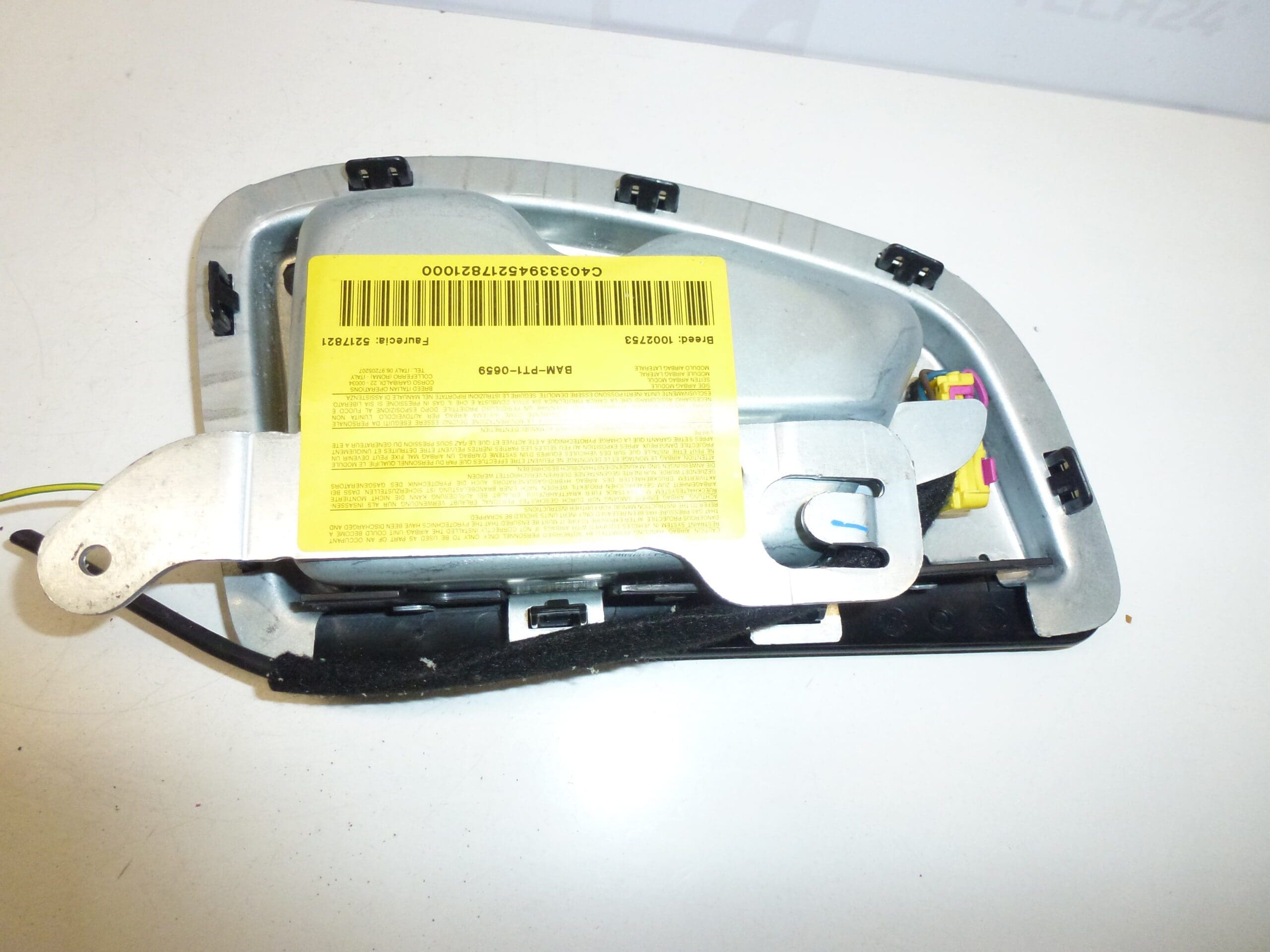 Airbag do assento direito Peugeot 307 5217821 8216FH