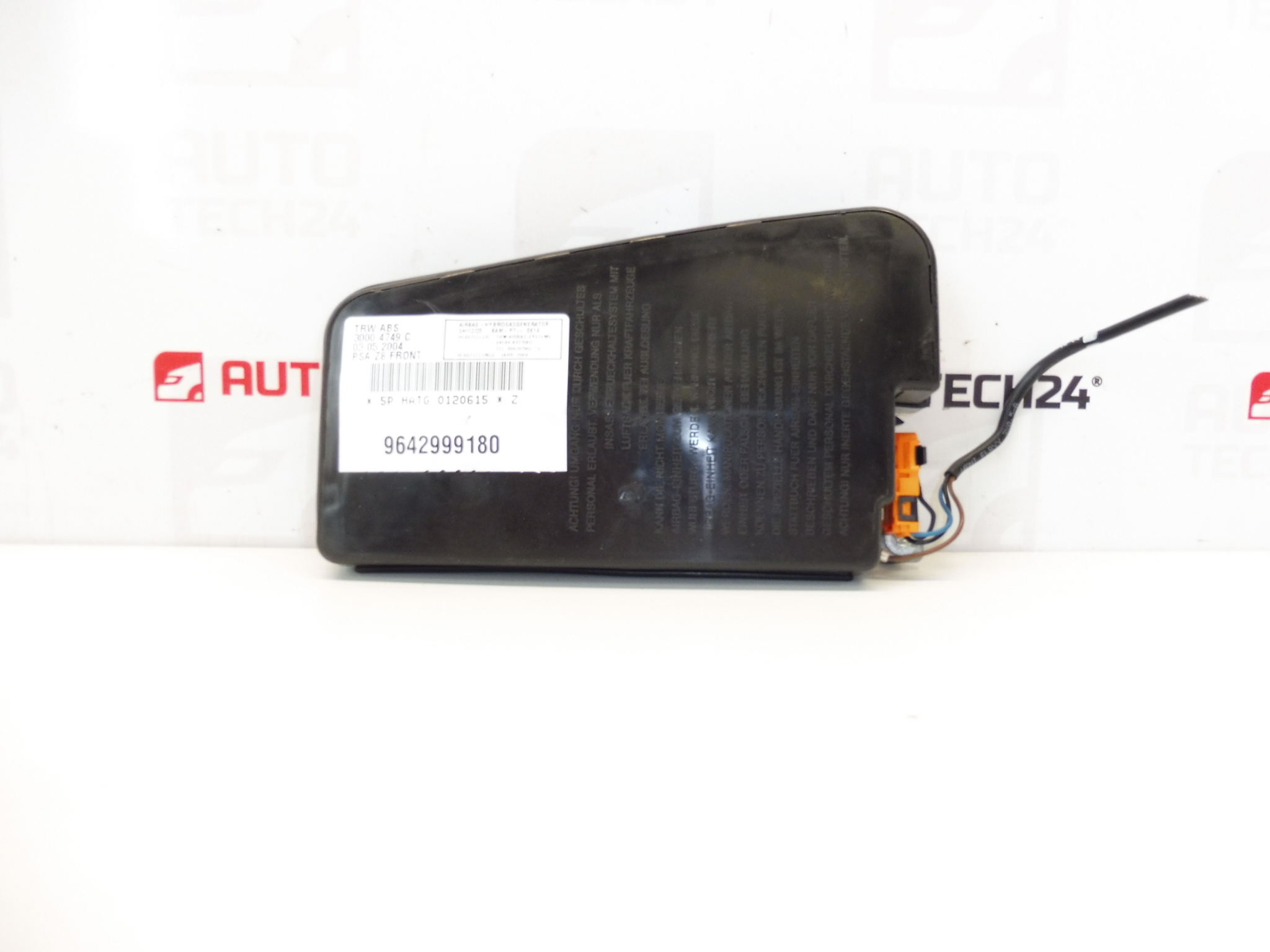 Airbag dianteiro direito Peugeot 607 9642999180 30004751 8216L4