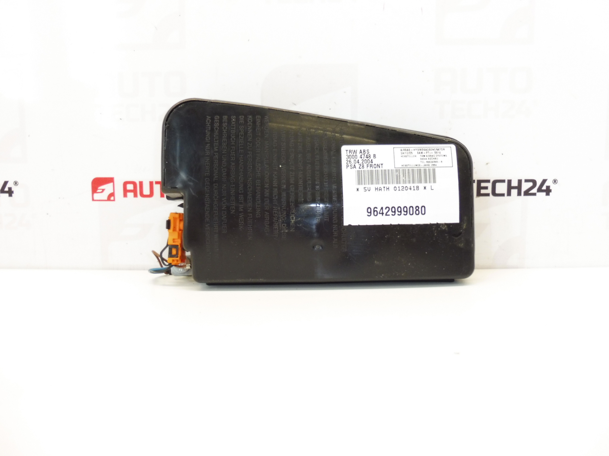 Airbag dianteiro esquerdo Peugeot 607 9642999080 30004750 8216L3