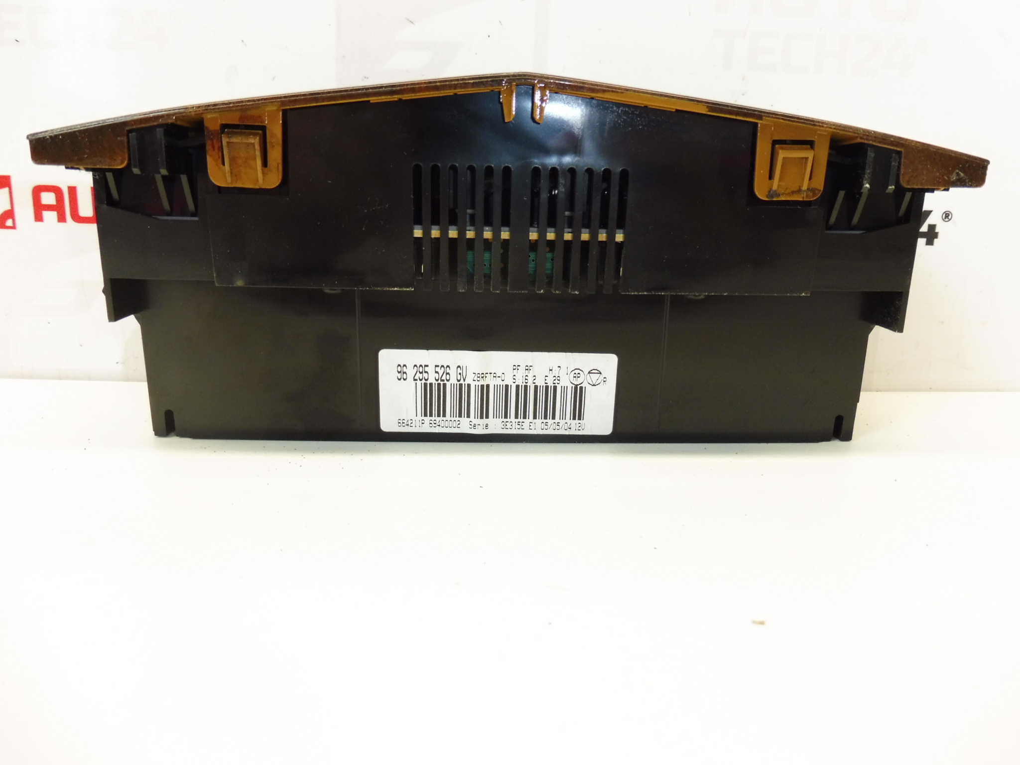 Peugeot 607 ar condicionado comando aquecimento 96295526GV 6451HE