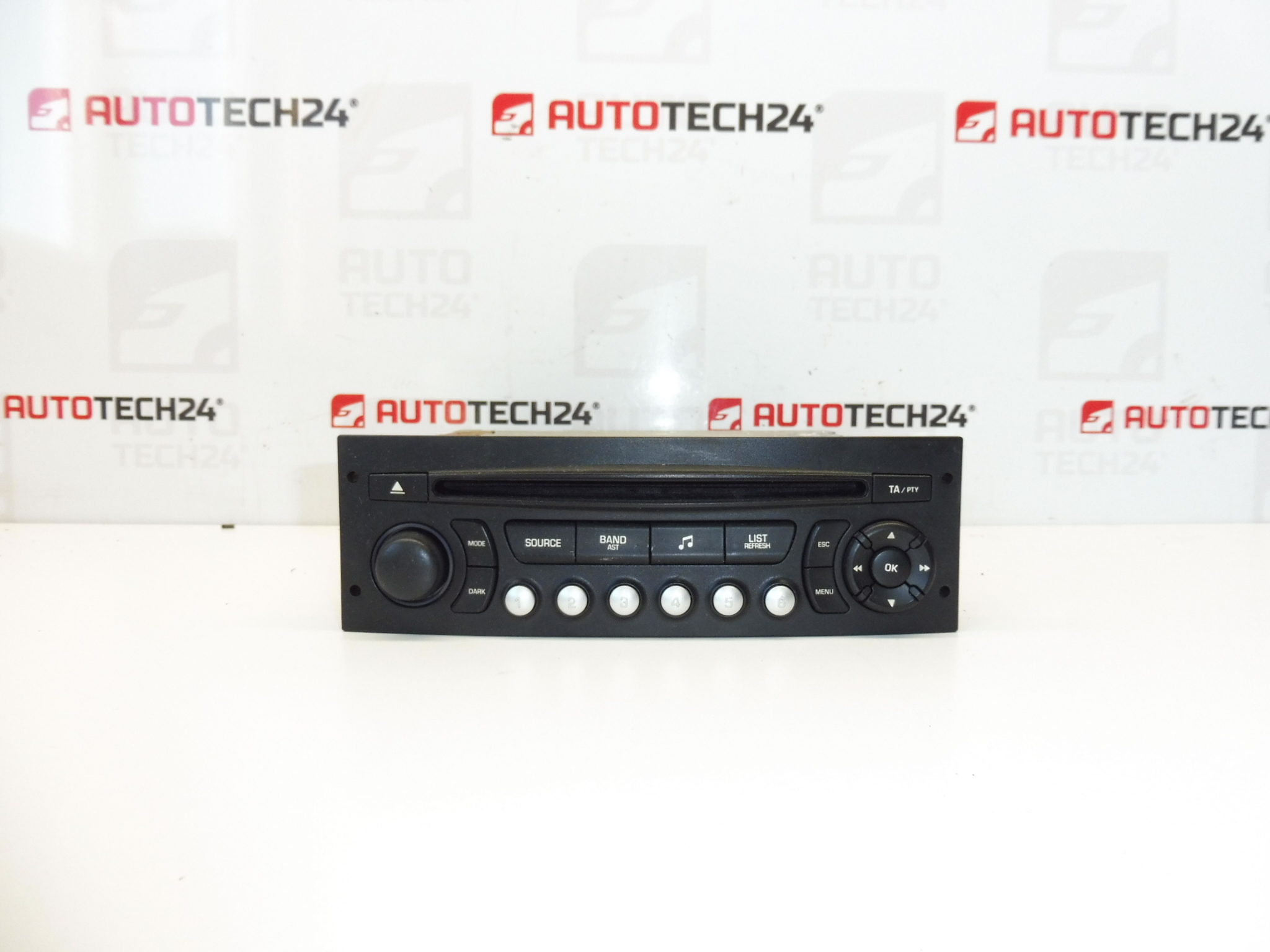 Auto-rádio CD Citroën Peugeot 96639793XT 16077504XT