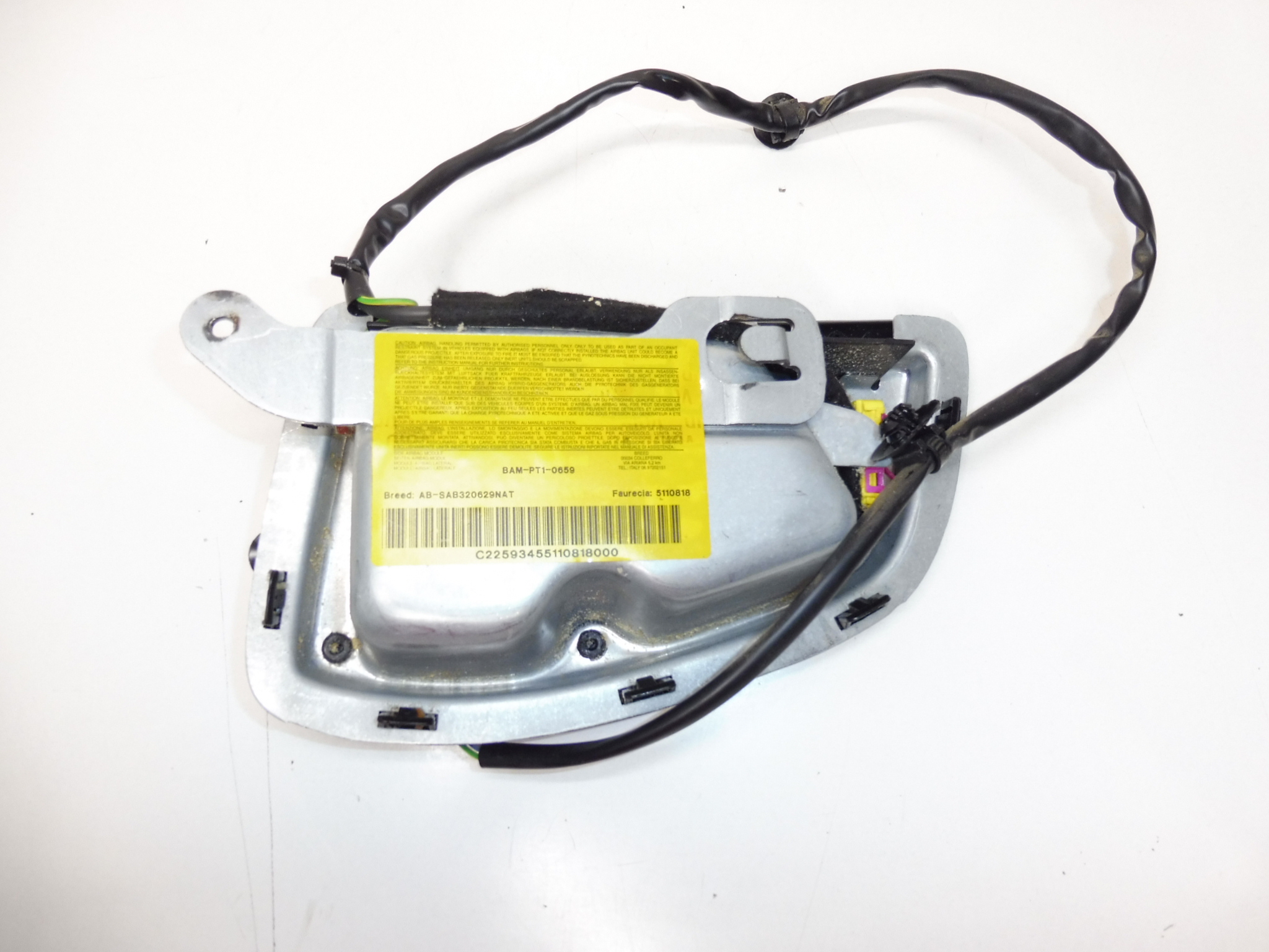 Airbag do assento esquerdo Peugeot 307 5110818 8216L1