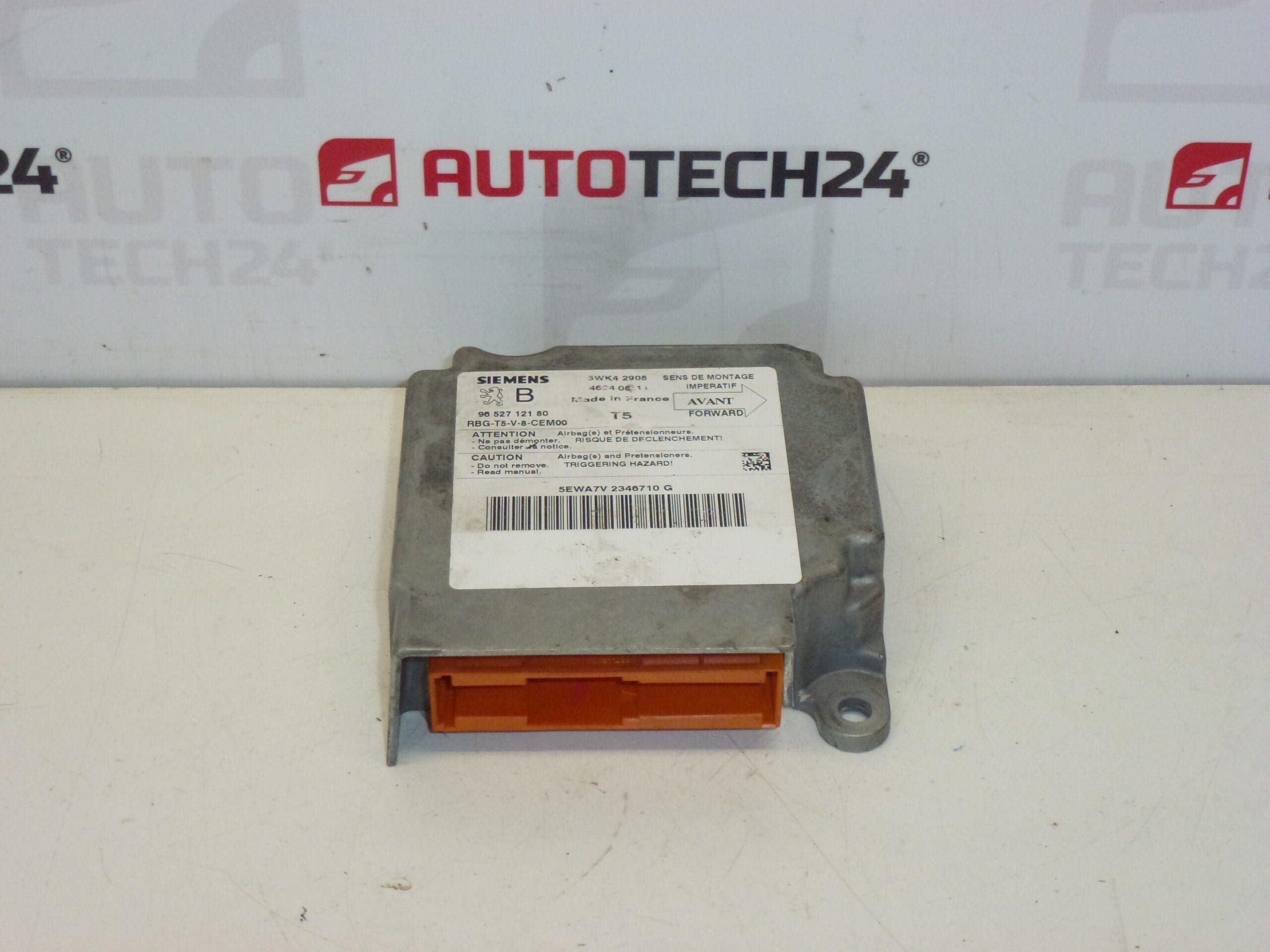 Unidade Airbag Siemens Peugeot 307 9652712180 6545HE