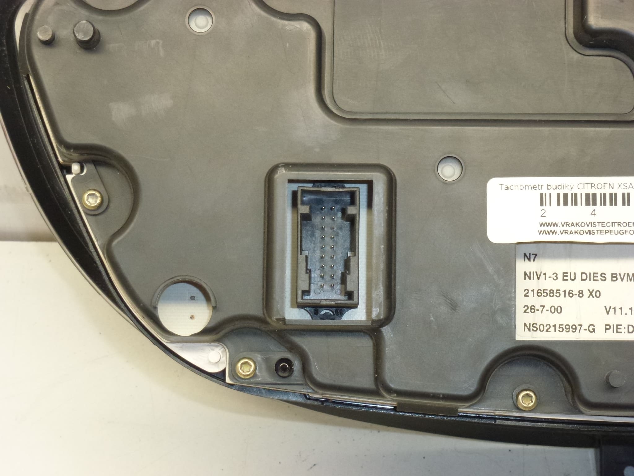 Velocímetro com alarmes Citroën Xsara Sagem 9639708580