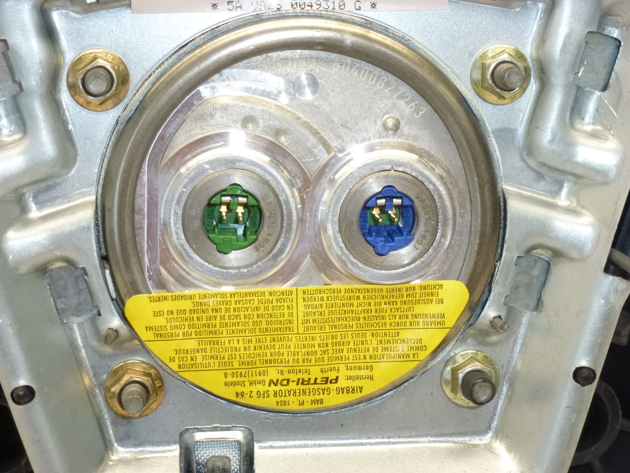 Airbag do condutor Citroën C8 14958410YR 4112HQ