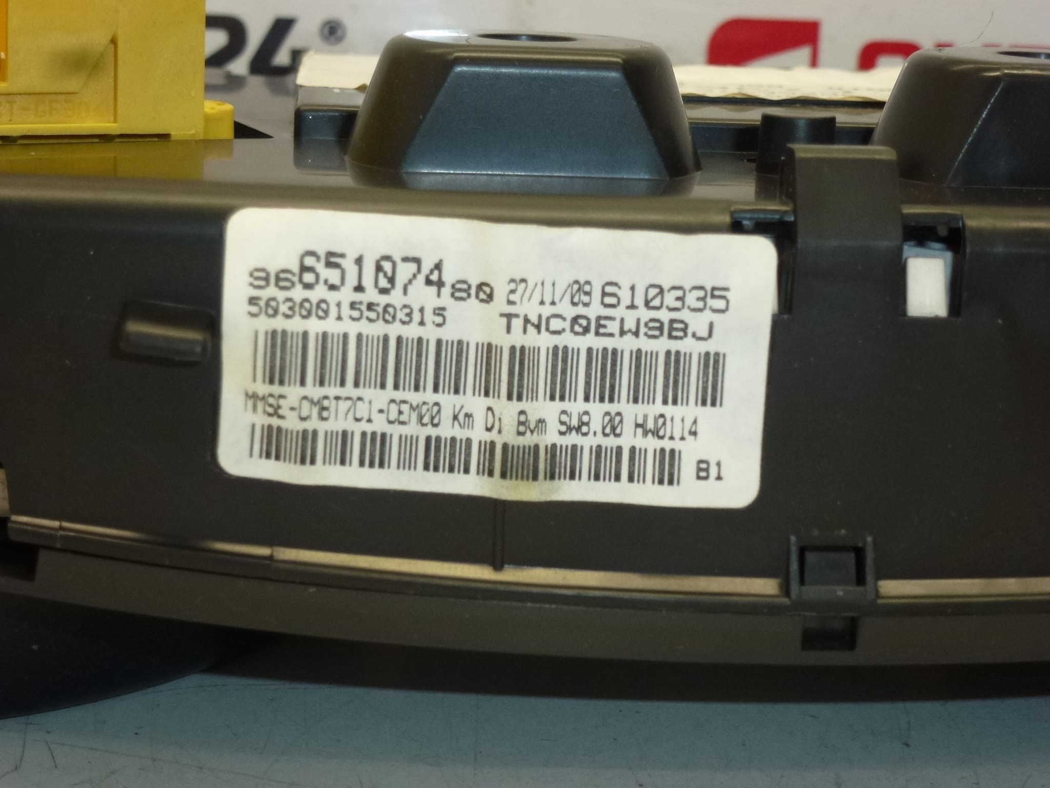 Quilometragem velocímetro 176 mil km Peugeot 308 9665107480 6103HS