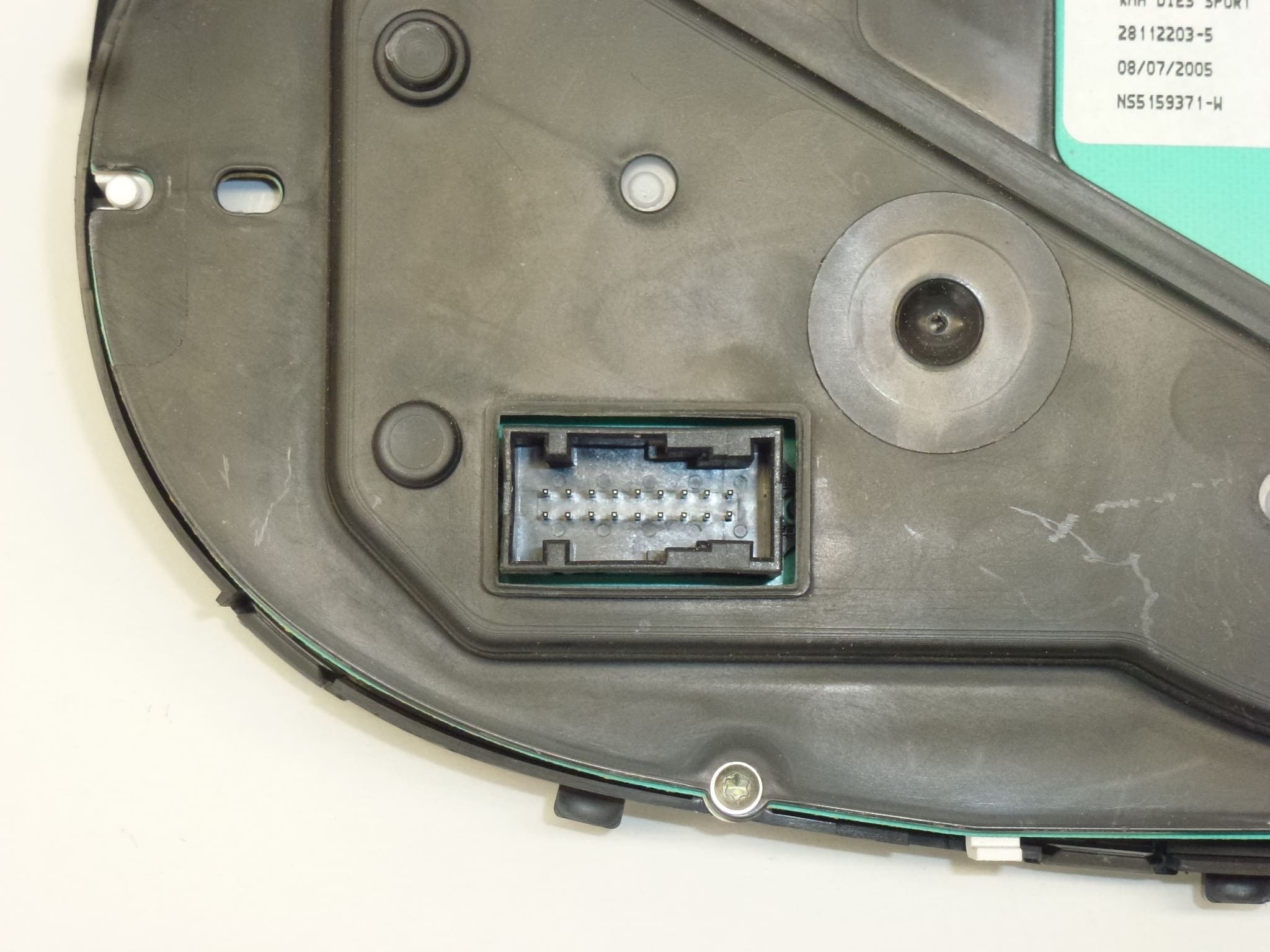 Velocímetro Peugeot 307 II quilometragem 186000 km 9655925880 6106R8 6103K5