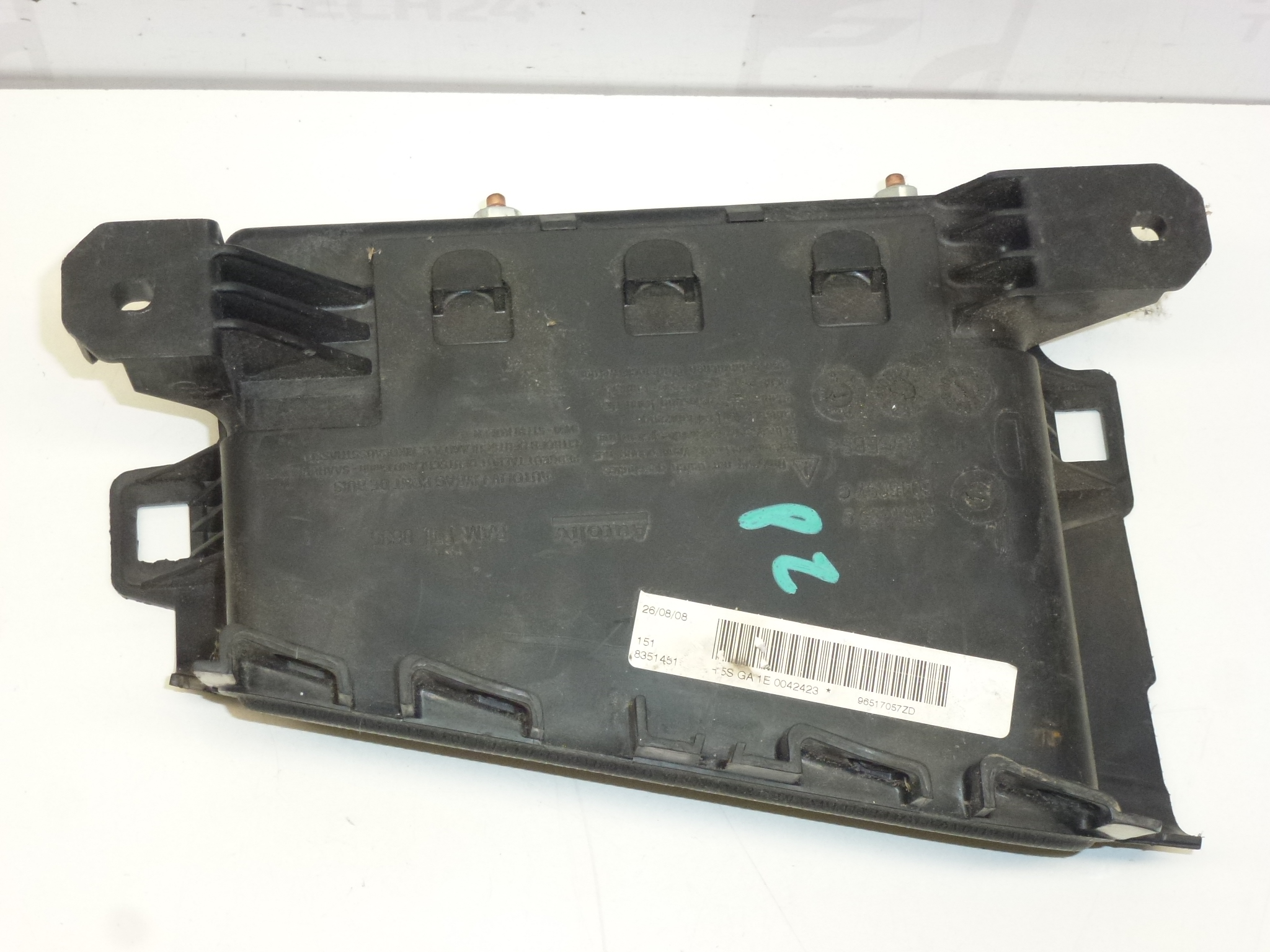 Airbag traseiro direito Citroën C6 96517057ZD 8216JL
