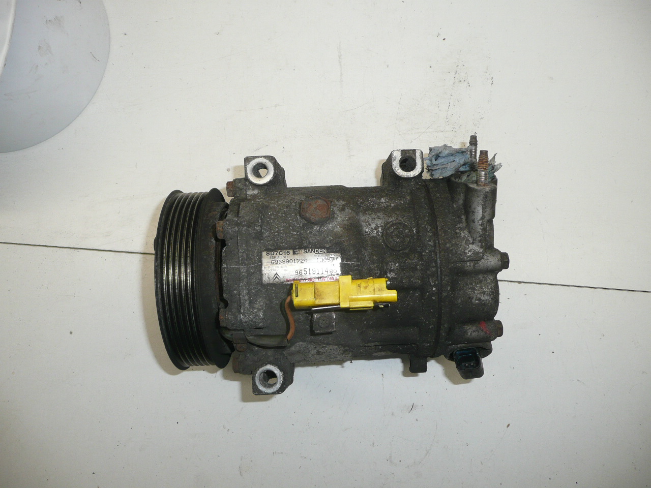Compressor de ar condicionado Sanden SD7C16 1309 9651911480