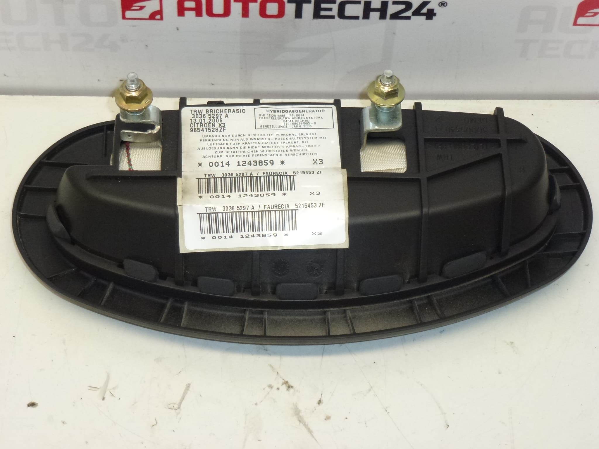 Airbag lateral Citroën C5 I e II 96541528ZF 8216GP - Image 2