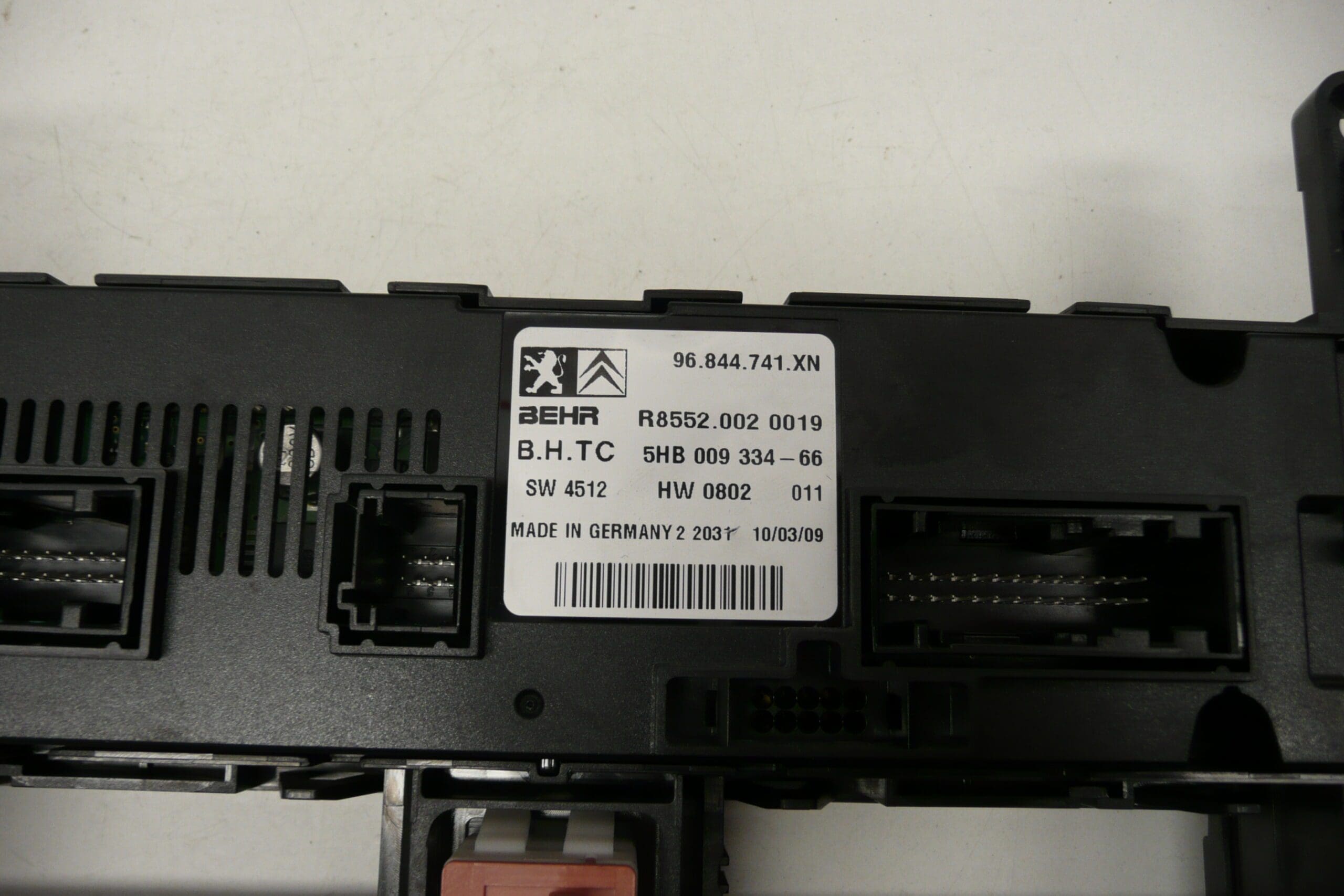 Comando de Aquecimento e Ar Condicionado Peugeot 407 96844741XN 6452J8 - Image 2