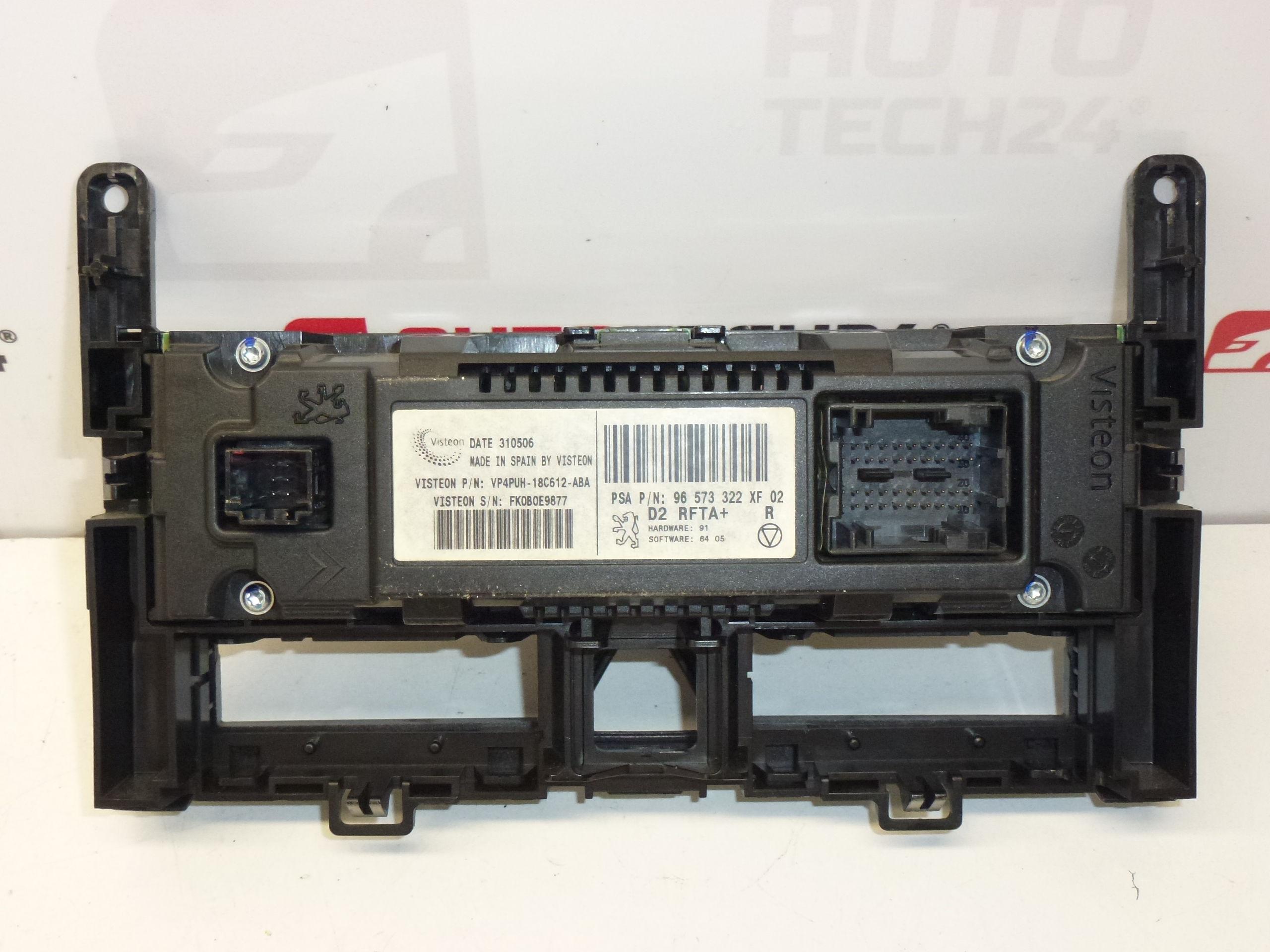 Comando do aquecimento e ar-condicionado Peugeot 407 96573322XF 6451SC - Image 2