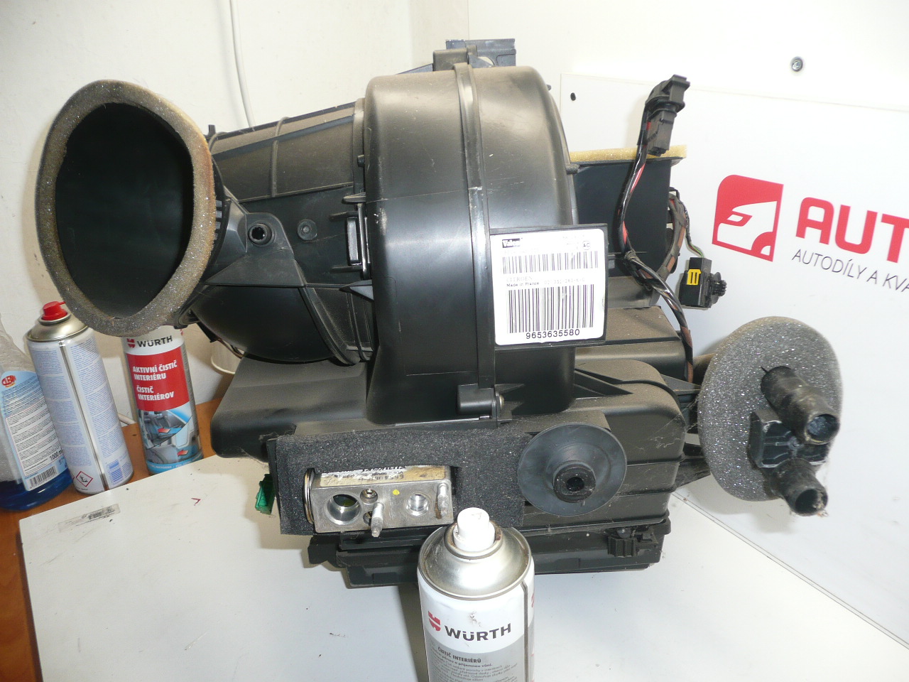 Aquecedor de ar condicionado Citroën C2 C3 9653635580 6450KV