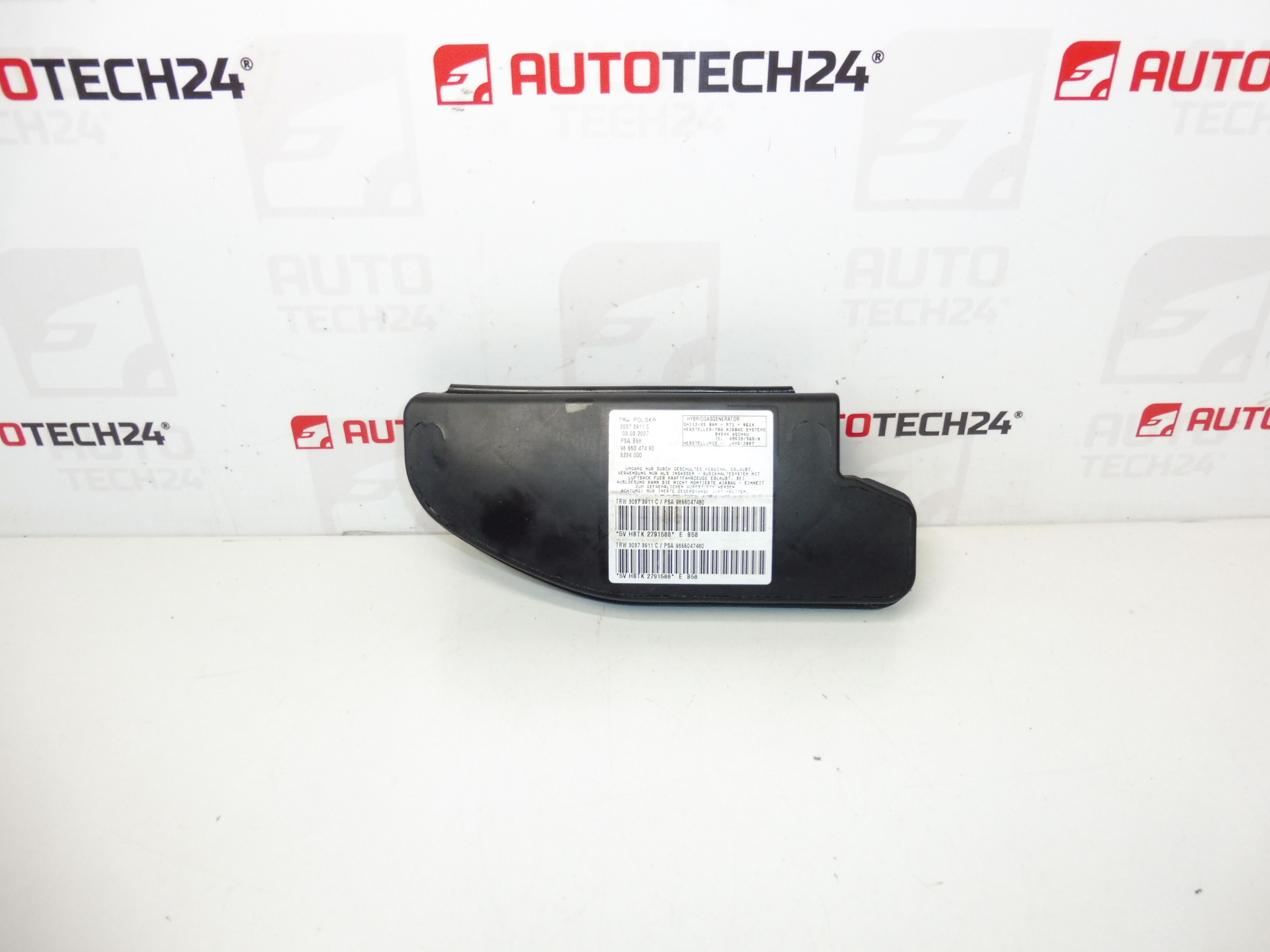 Airbag banco dianteiro esquerdo Citroën C4 Picasso 9655047480 8216PG