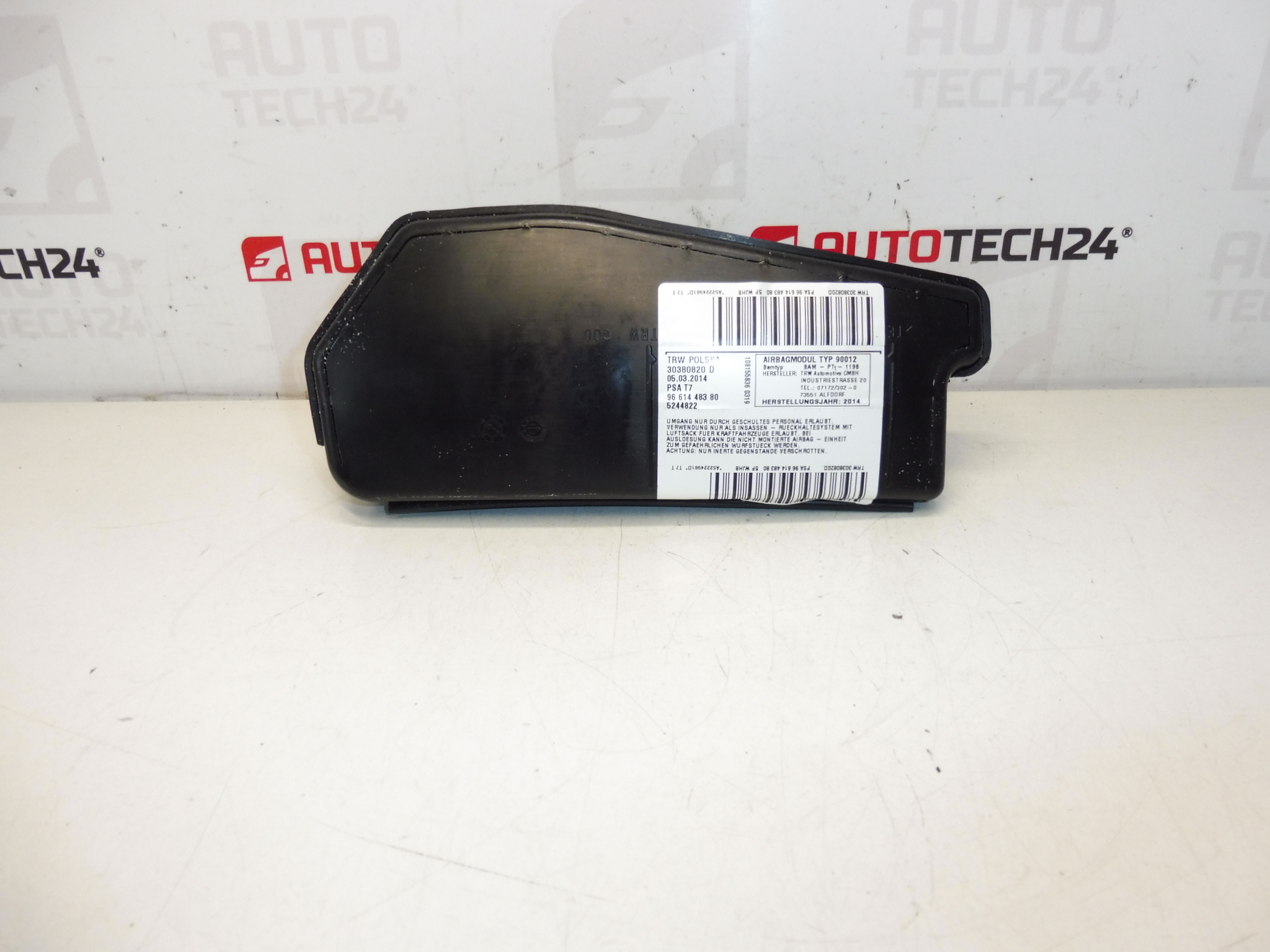 Airbag do banco do condutor Peugeot 308 9661448380 8216SG
