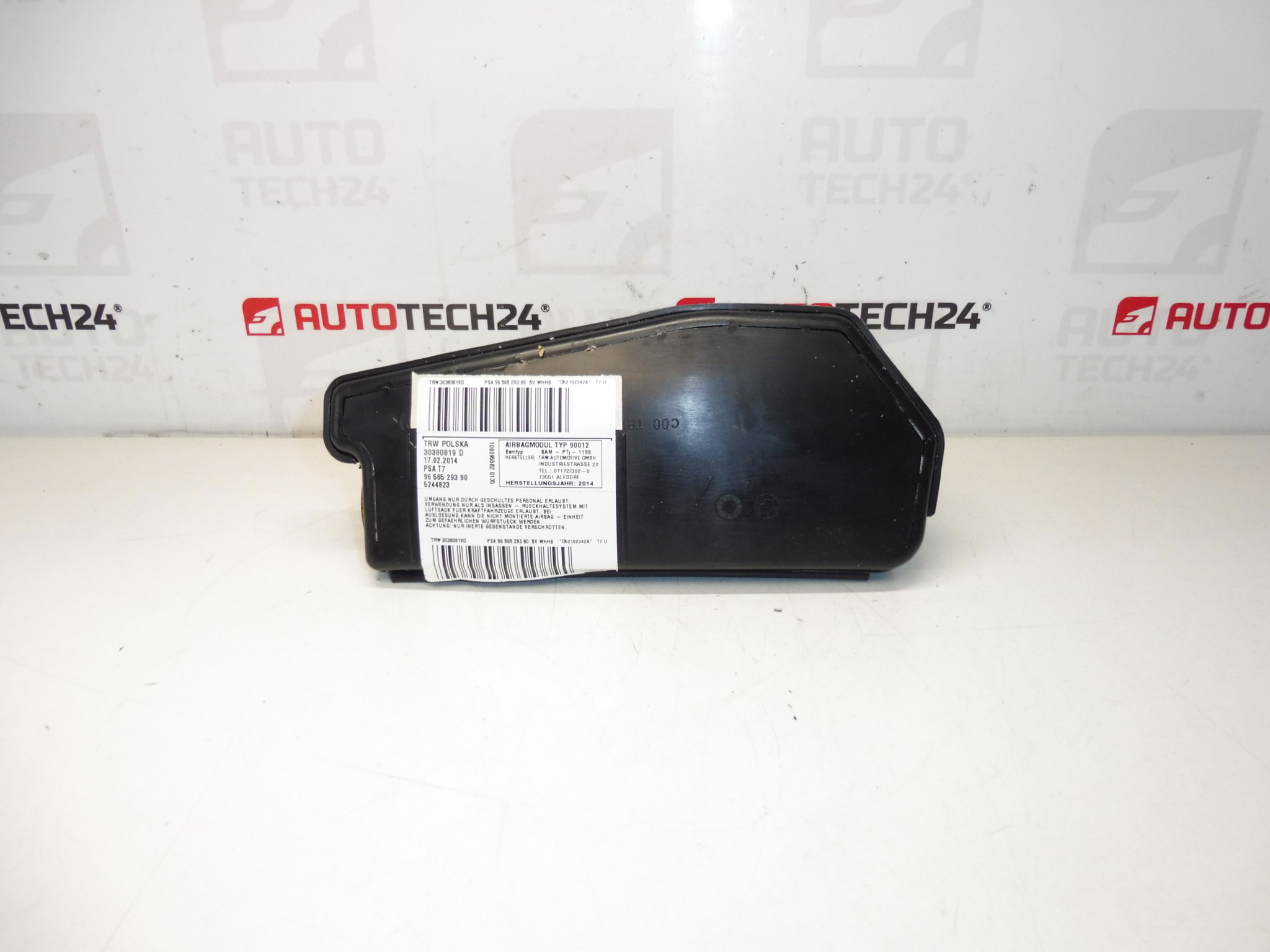 Airbag do banco do passageiro Peugeot 308 9656529380 8216SF