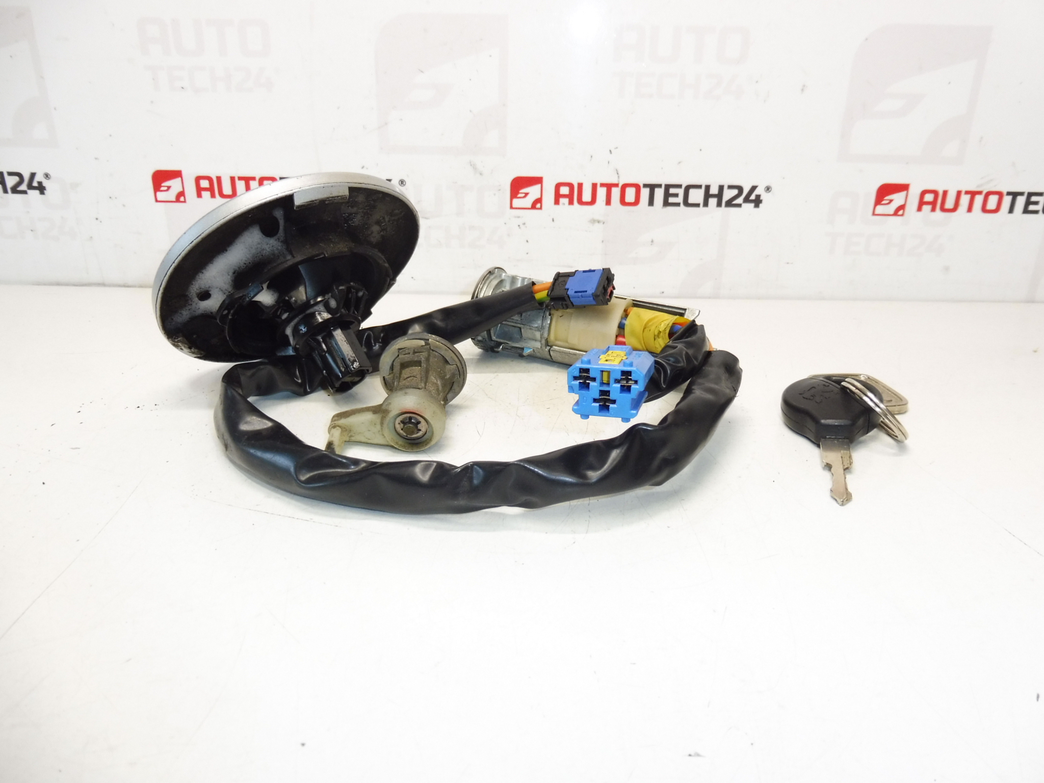 Conjunto de Fechaduras Peugeot 206 1 Chave 4162EZ 4162NR