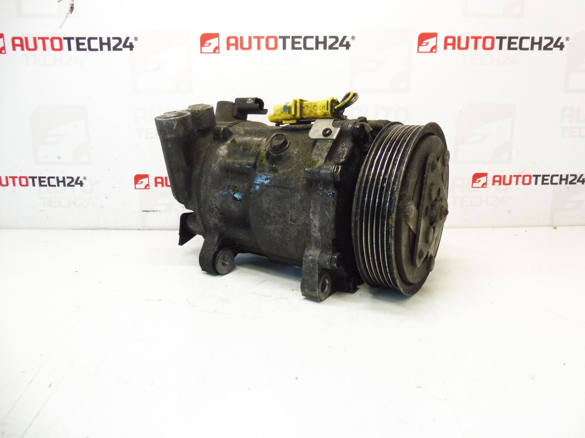 Compressor de Ar Condicionado Sanden SD7V16 1303F 9656572380 6453WT 6453WV 6453QY 6453QS