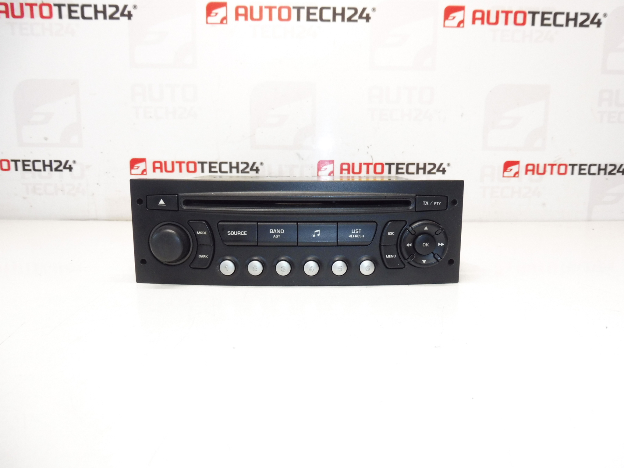 Rádio de carro Blaupunkt RD4 T5 N2 Citroën Peugeot 9659140077 6564QT