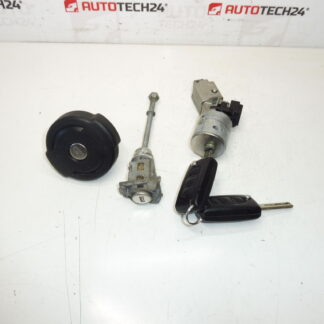 Conjunto de bloqueios 2 chaves Citroën C5 X7 4162ns 4162kf