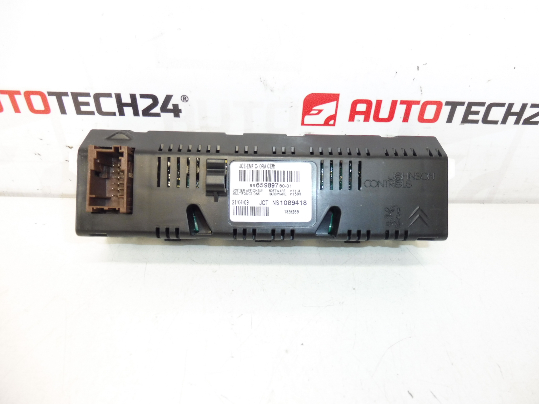 Display do rádio / computador de bordo para Citroën e Peugeot 9665989780 9821852480 6593E6 - Image 2