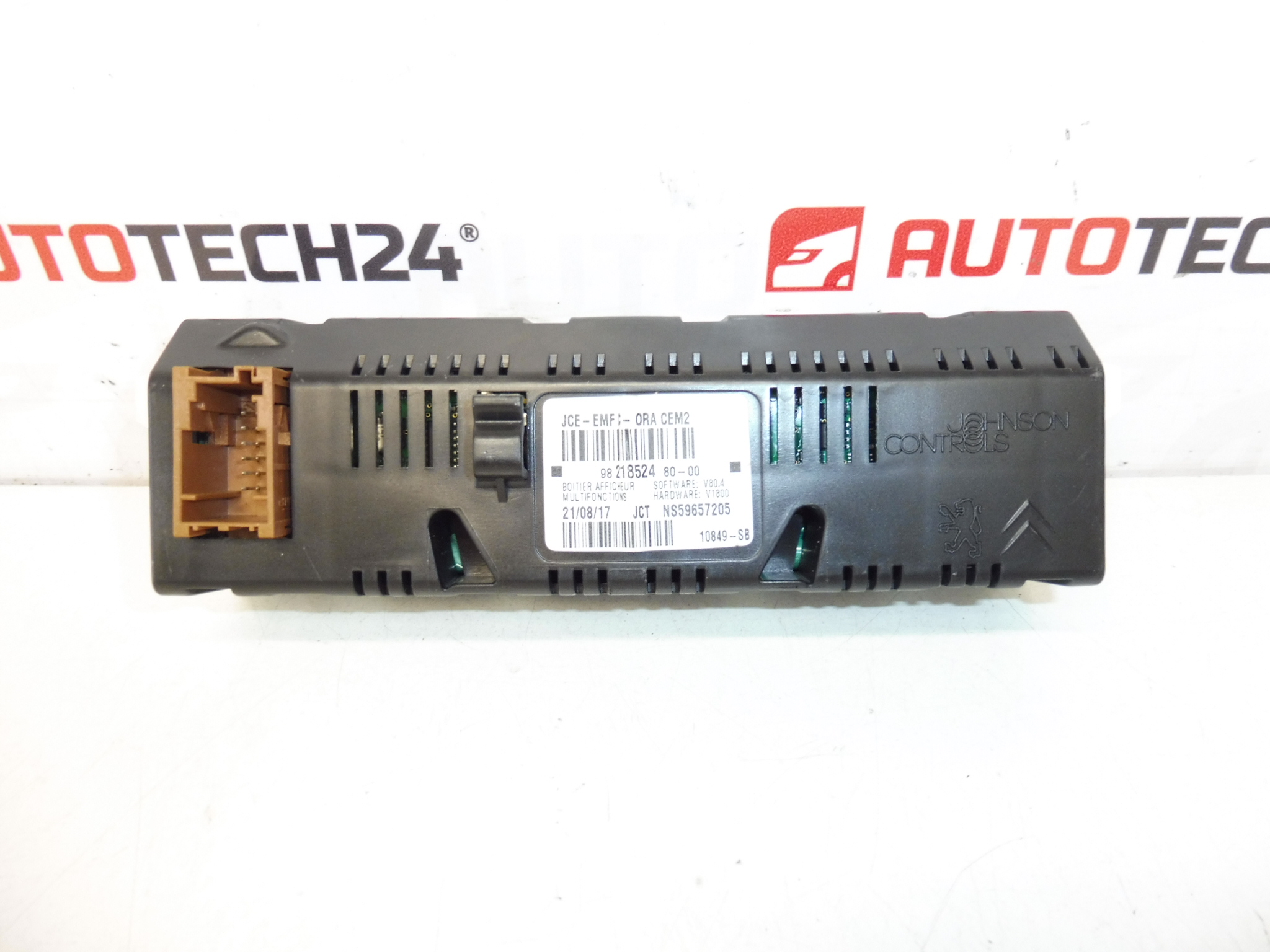 Display do rádio e do computador Peugeot 407 9821852480 659349 - Image 2