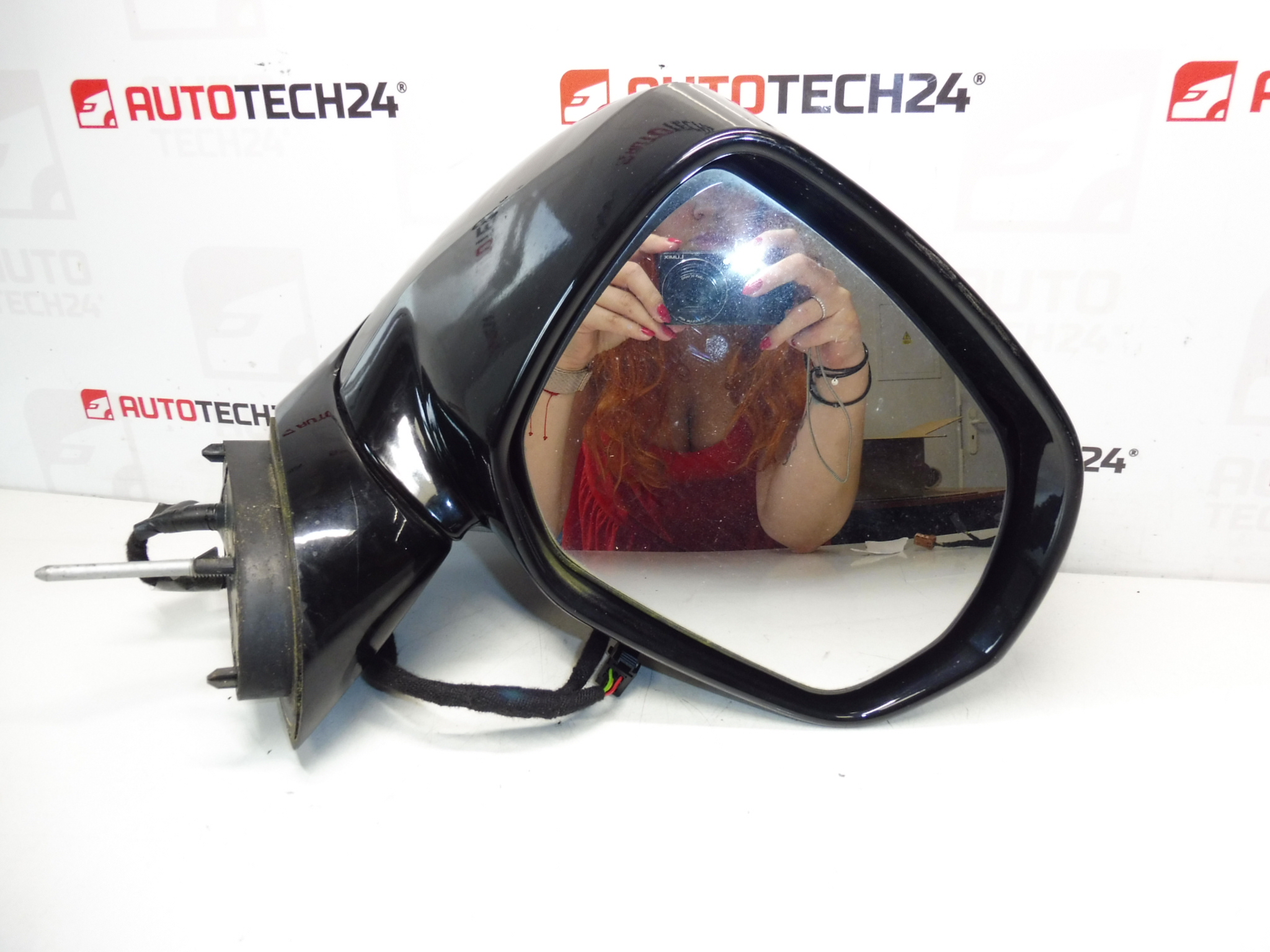 Espelho Retrovisor Direito Cromado Citroën C3 Picasso 1609347580 - Image 2
