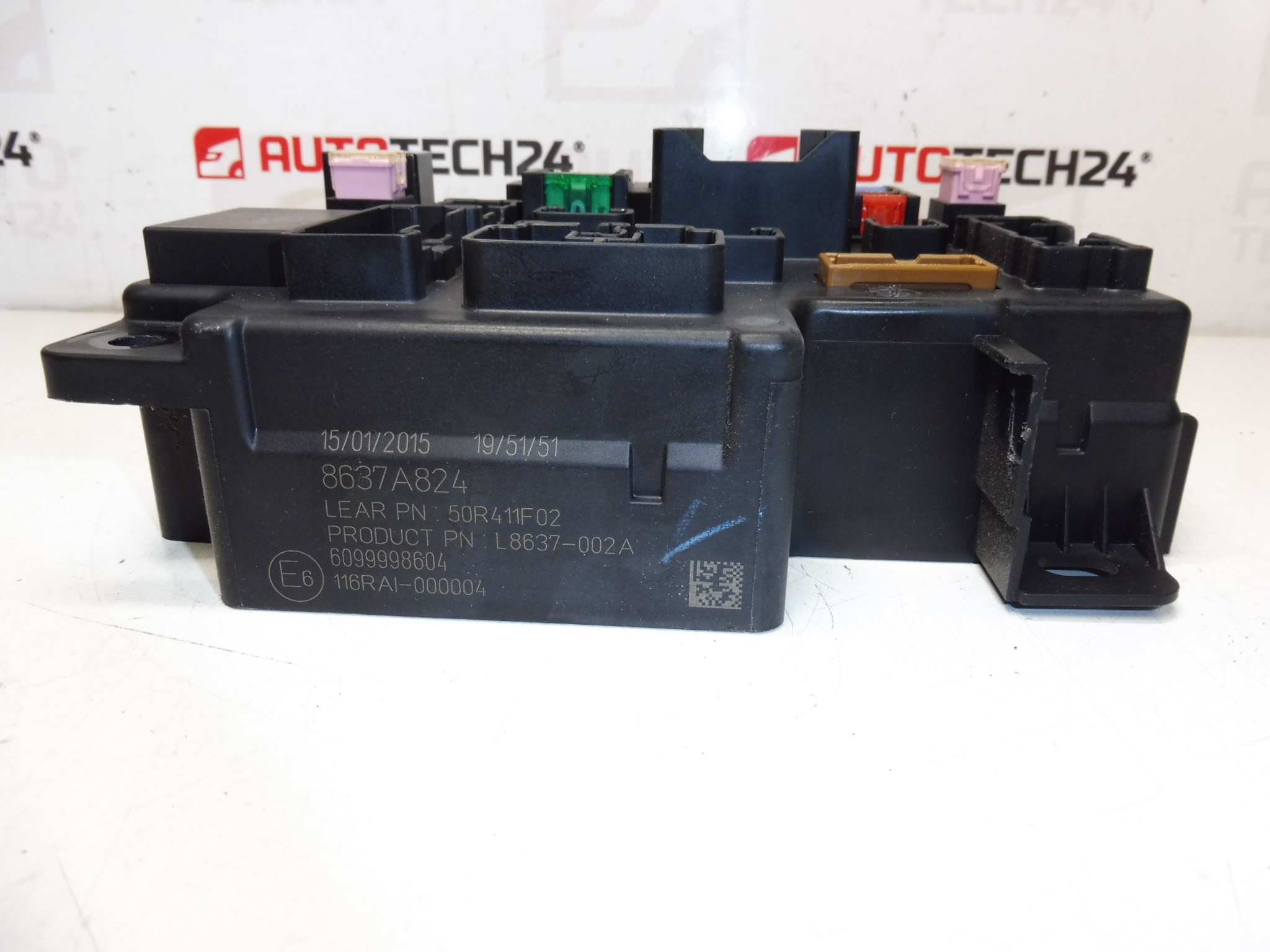 Módulo BSI para Citroën C-Crosser e Peugeot 4007 — 8637A824 / 6580WV / 6580WT (usado) - Image 2