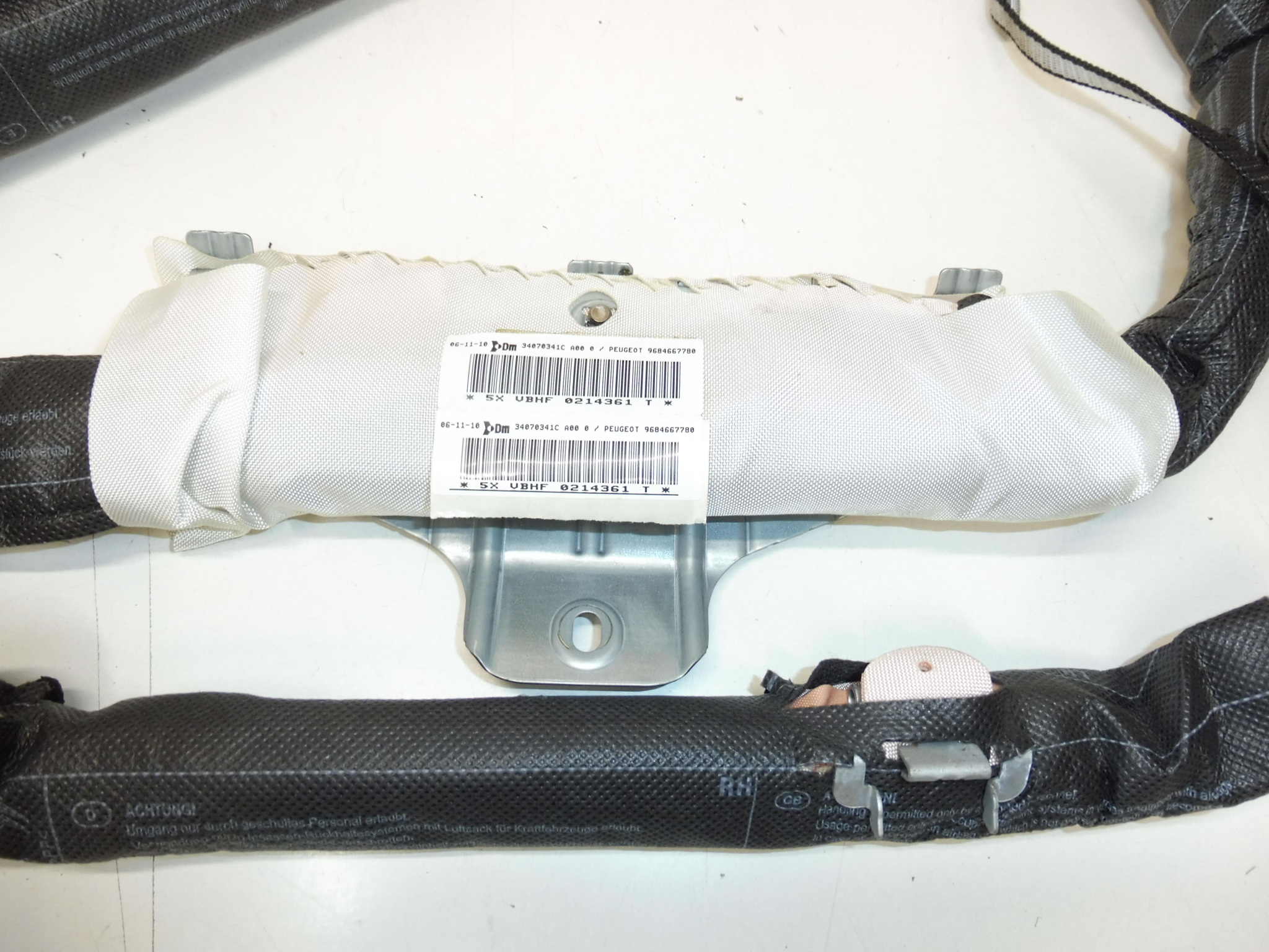 Airbag lateral de teto direito Peugeot 3008 5008 9684667780 8335WP