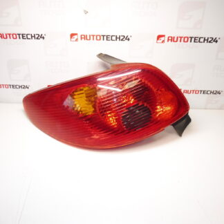 Luz traseira esquerda original Peugeot 206 3/5 portas de 7/2003 6350S0