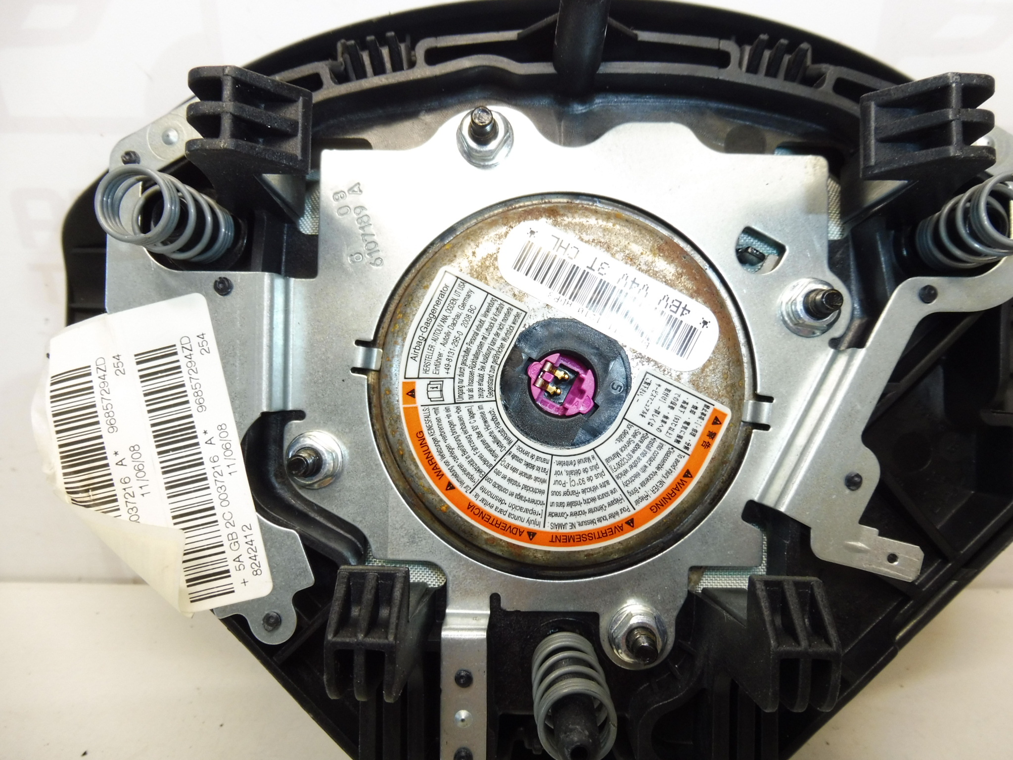 Airbag de volante Peugeot 206+ 207 96857294ZD 4112NW