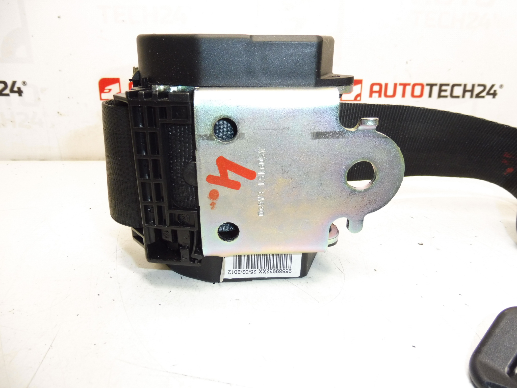Cinto de segurança traseiro Peugeot 308 96589932XX 8975L9