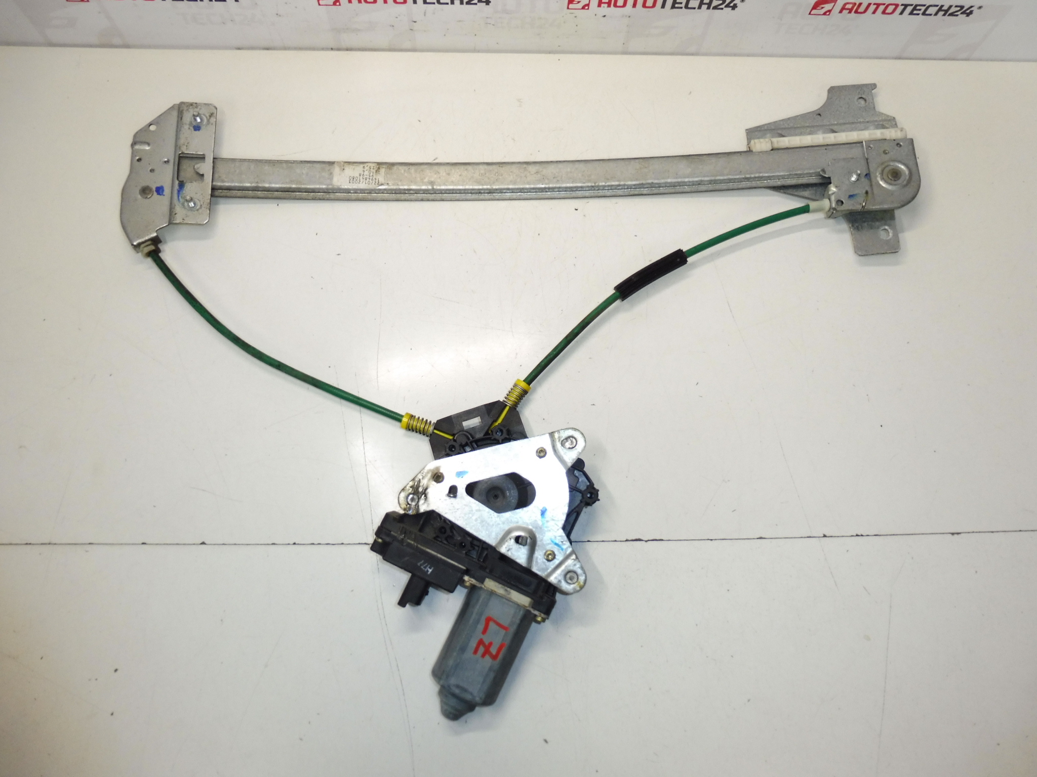 Mecanismo de acionamento do vidro traseiro esquerdo Citroën Peugeot 1494841080 922377 - Image 2