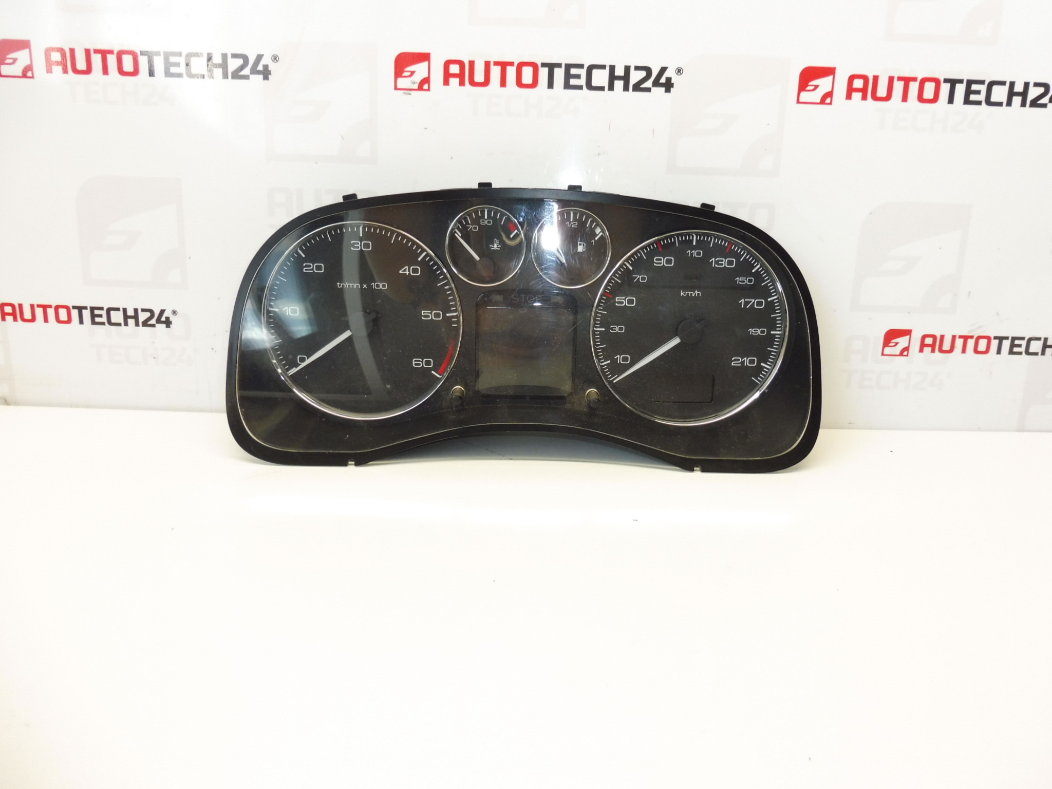 Painel de instrumentos (odômetro 212.725 km) para Peugeot 307, ref. 9654485280 / 6106N4