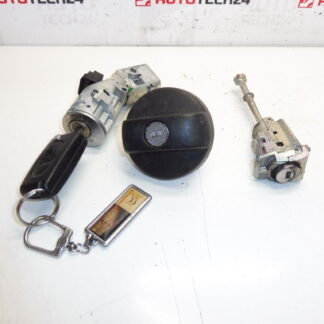 Conjunto de fechadura Citroën C3 II (A51) 4162VH 4162PT
