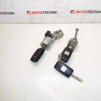 Conjunto de fechaduras e 3 chaves Citroën Peugeot 4162KF 4162KC