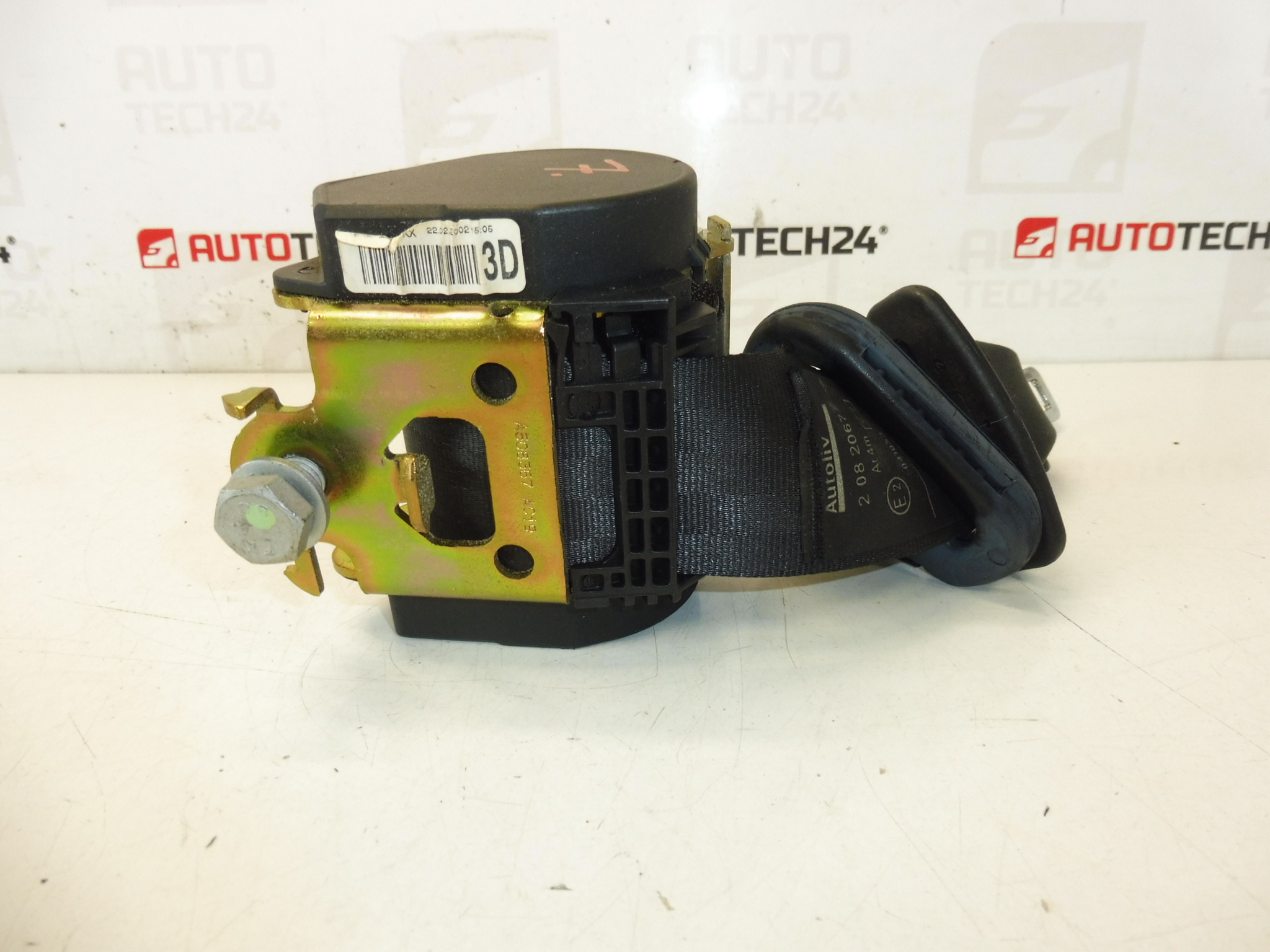 Cinto de segurança traseiro direito Peugeot 307 96403820XX 8974JN