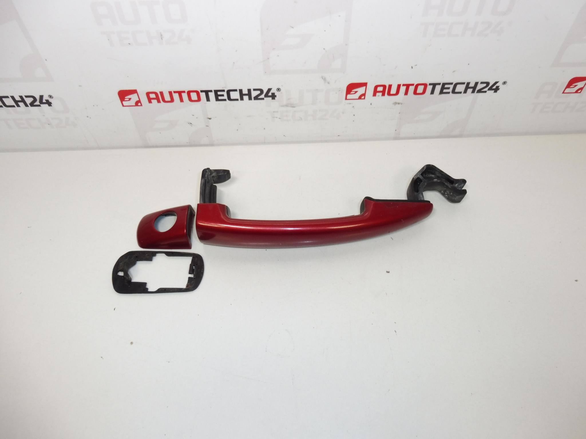 Maçaneta da porta para Citroën/Peugeot, vermelha, EKQD 9101GF (usada)