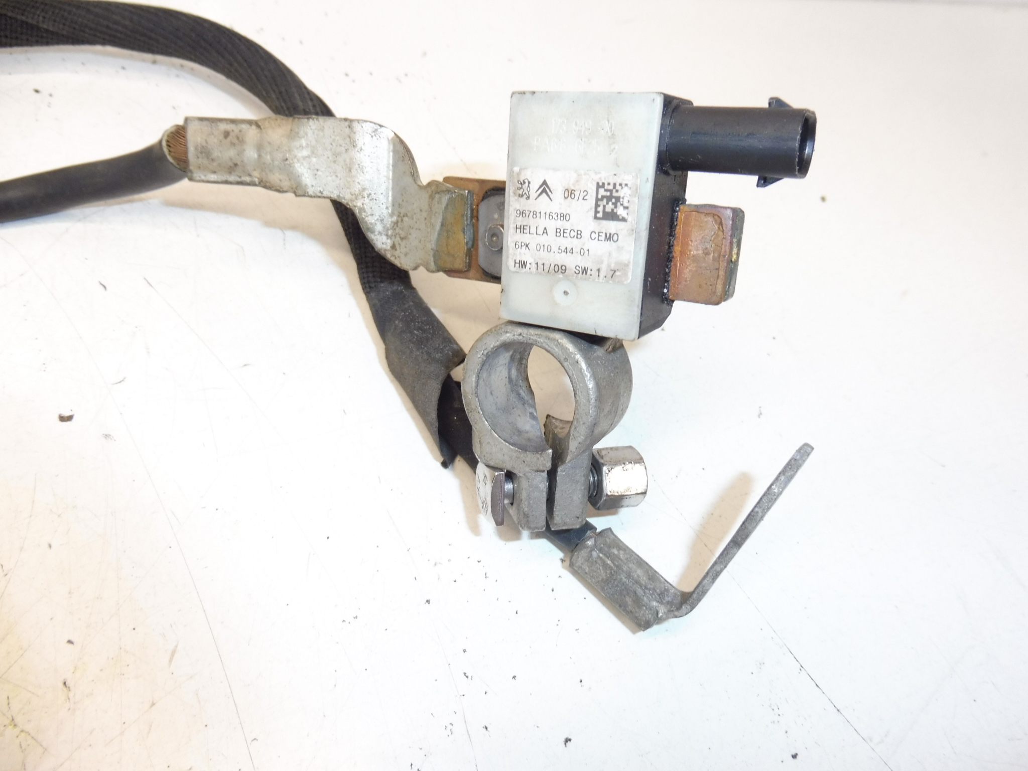 Chicote de fios negativo 9803673280 do motor Peugeot 9678116380 5638WH - Image 2