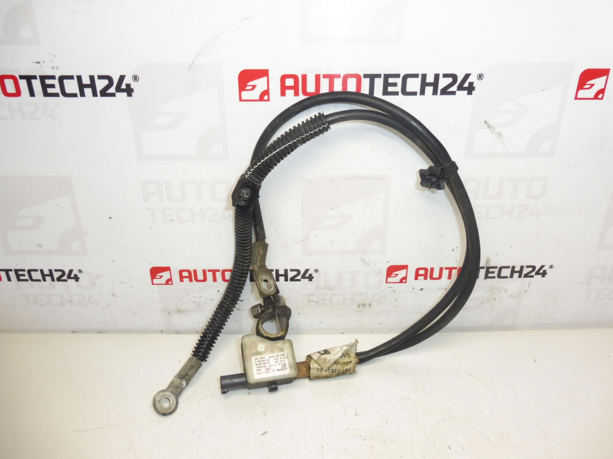 Chicote de motor negativo Citroën Peugeot 9672183080 9666488280