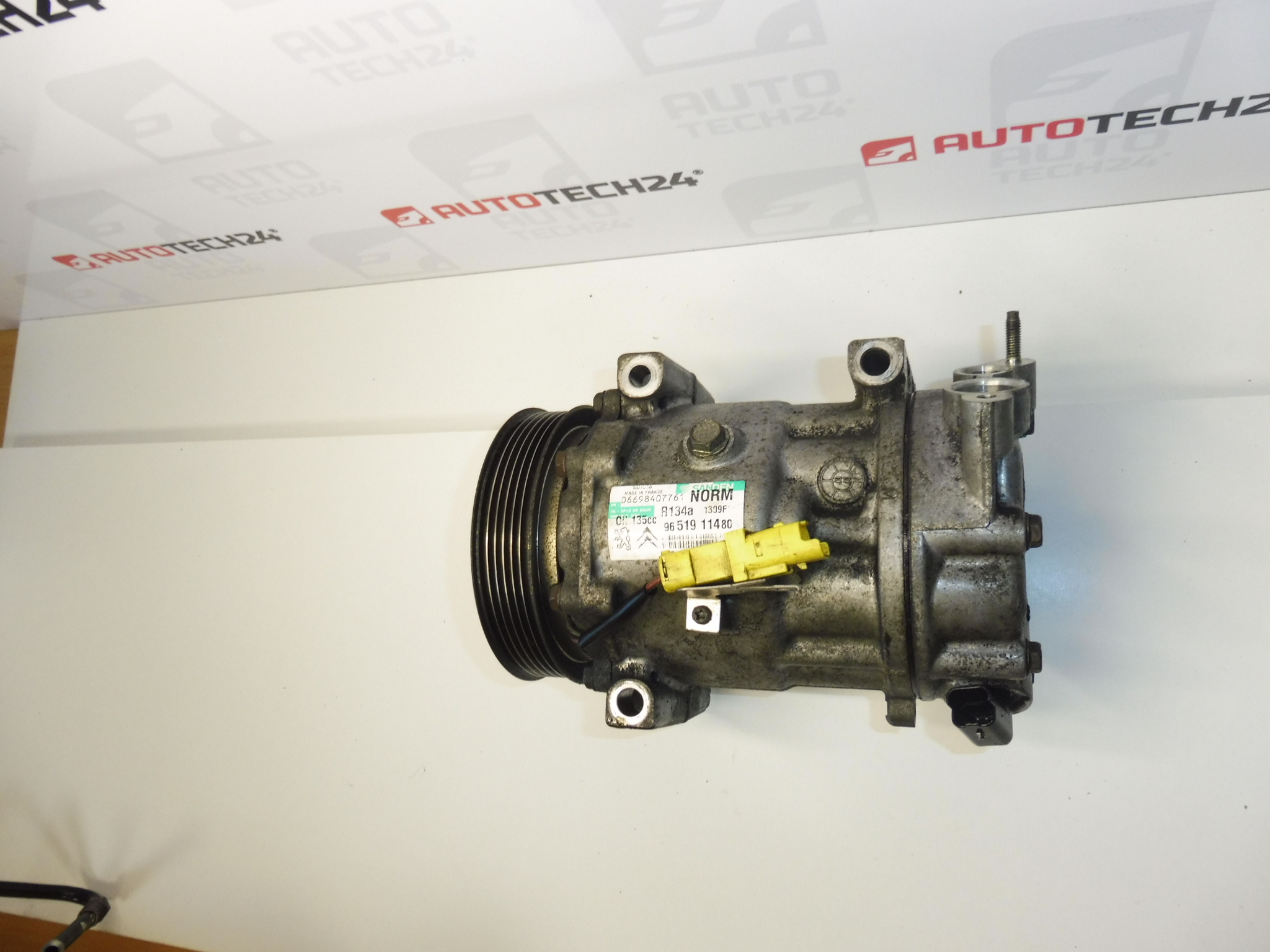 Compressor de ar condicionado Sanden SD7C16 1309f 9651911480 - Image 2